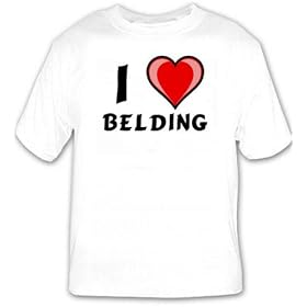 Buy I Love Belding T-shirt by SHOPZEUS