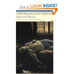 Selected Poems of Thomas Chatterton