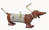Department 56 Krinkles Mini Dachshund Angel Christmas Ornament #36600