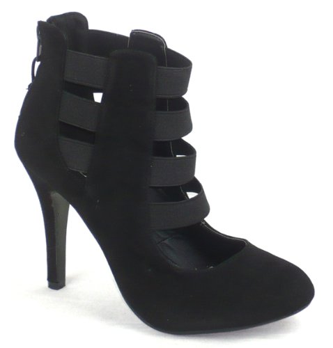 Garage Shoes – Summary – Women’s High Heel Shoe – Black Faux Suede Size 8 UK