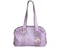 Elliott Luca Pearlized Leather Tote Bag with Charm Accents