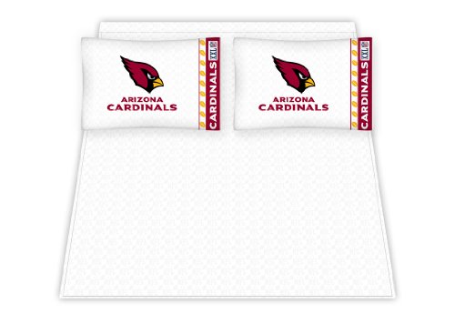 Best Quality Micro Fiber Sheet Set - St. Louis Cardinals MLB /Color White Size Full