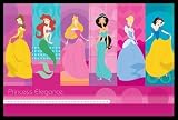 Disney (Princess Elegance) Movie Black Wood-Mounted Poster Print - 24 X 36