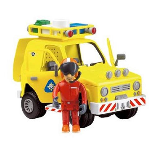 Childrens Toyshop  Toys : Fireman Sam - Friction Rescue Vehicle with Tom