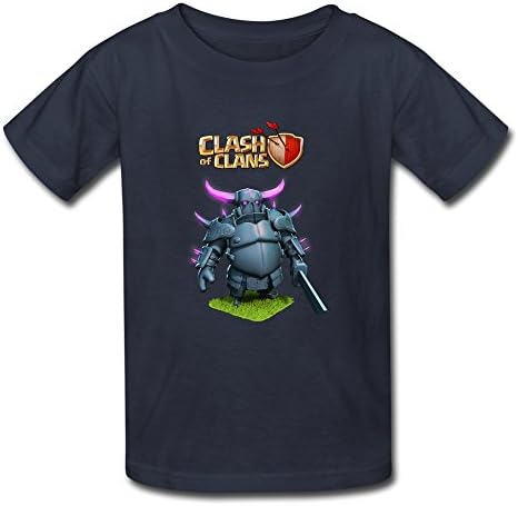 SOI Boys&amp;Girls T-shirts Clash Of Supercell Clans Size XL Navy
