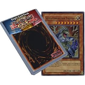 Yu Gi Oh : SD09-EN001 1st Edition Super Conductor Tyranno Ultra Rare Card - ( YuGiOh Single Card )