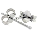 SterlingSilverTeeny1mmNoseStuds/BallStudEarrings.