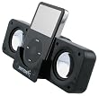 INSTEN Folding Stereo Speaker - Black