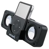 INSTEN Folding Stereo Speaker - Black