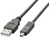 ELECOM �f�W�^���J�����ڑ��pUSB�P�[�u�� USB(A)�I�X-USB(mini�p�^4pin)�I�X 1.8m USB-SCMG4