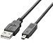 ELECOM �f�W�^���J�����ڑ��pUSB�P�[�u�� USB(A)�I�X-USB(mini�p�^4pin)�I�X 1.8m USB-SCMG4