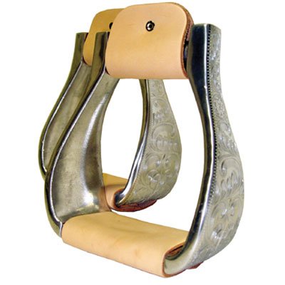 Shenandoah Engraved Roping Stirrups - 5