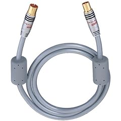 Oehlbach AK 2100 Antennenkabel für 100 Hz TV, silber 3,0 m