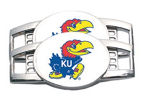 Kansas Jayhawks KU Tennis Shoe Charm Set