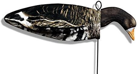 Deadly Decoy Feeder Head Specklebelly Goose Decoy, Multicolor