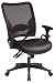 Dual Function Air Grid Back and Leather Seat Managers Chair