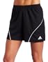 adidas Women's Striker Short, Black/White, X-Large