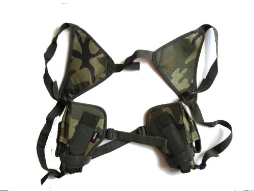 Camoflage Double Draw Shoulder Holster