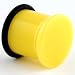 One Neon Acrylic Single Flared Plug: 00g Neon Yellow (SOLD INDIVIDUALLY. ORDER TWO FOR A PAIR.)