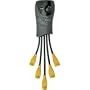 Power Sentry S10056800103/17 ShopLogic Power Squid Surge Protector (Black/Yellow)