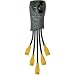 Power Sentry S10056800103/17 ShopLogic Power Squid Surge Protector (Black/Yellow)