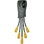 Power Sentry S10056800103/17 ShopLogic Power Squid Surge Protector (Black/Yellow)