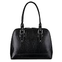 Merona® Faux Croc Work Tote - Black