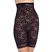 Bali Women's Shapewear Lace 'N Smooth Hi-Waist Thigh Slimmer, Black, X-Large