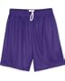 Badger Sportswear Youth Elastic Waist Jersey Short, Purple, Large