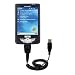 Coiled Power Hot Sync and Charge USB Data Cable w/ Tip Exchange for the Mio Technology 336 - Gomadic Brand