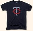 Minnesota Twins Retro Twin Cities TC Logo T-Shirt by Red Jacket