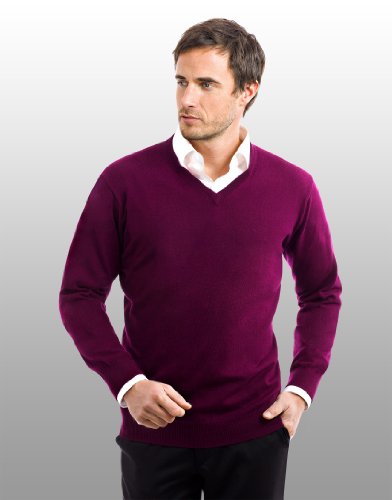 Vincenzo Boretti Pullover - Merino - V-Neck - burgunder (UVP: 79 - 90 EUR) Vincenzo Boretti Pullover - Merino - V-Neck - burgunder (UVP: 79 - 90 EUR)