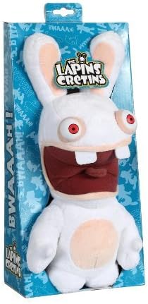 Peluche sonore 28cm Lapins Crtins bouche ouverte by Raving Rabbids