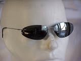 Matrix de style néo Lunettes de soleil lunettes noires Emeco 9001BK