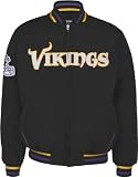 Minnesota Vikings Full-Zip Reversible Microfiber Varsity Jacket