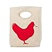 Fluf Organic Cotton Lunch Bag, Rooster