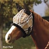 Kensington Fly Mask with Fleece and Ears Large Bla