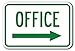 Office with Right Arrow Sign 12
