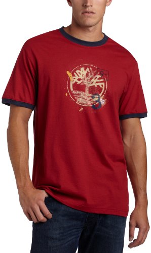 External hard drive:Timberland Men's Short Sleeve Graphic Tee,Independenc,Large