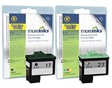 2 Compatible Printer Ink Cartridges for Lexmark X1190 - Black / Colour