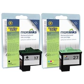 2 Compatible Printer Ink Cartridges for Lexmark X1270 - Black / Colour