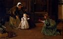 7.5cm x 5cm Acrylic Fridge Magnet Art Alma Tadema Lady Laura Nothing Venture Nothing Have