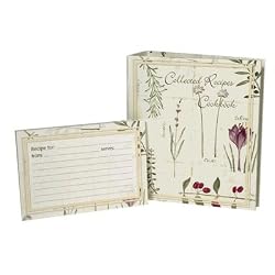 Small Collected Recipes Cookbook-Botanical Treasures