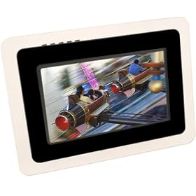 7" Super Clear Black Digital Photo Frame