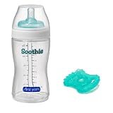 The First Years Soothie BPA Free Bottle 9oz. & Soothie Teething Pacifier.