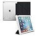 iPad Pro 9.7 Case, Apple iPad Pro 9.7 Folio Case, roocase Origami Slim Shell Frost Back Folio Case Smart Cover with Auto Sleep/Wake Feature for Apple iPad PRO 9.7-inch (2016), Black - NOT compatible with iPad PRO 10.5 and 12.9, Black