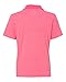 Hanes womens X-Temp Performance Polo Shirt,Neon Pink Heather,Large