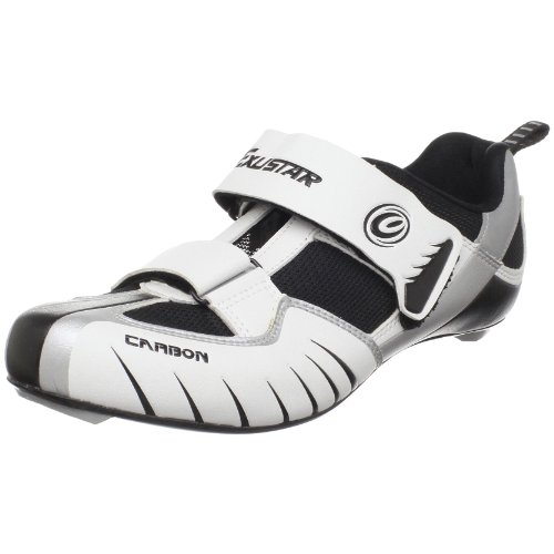 Exustar Men s Exustar ST213 Carbon Triathlon Shoes White