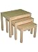 ANYWHERE - Solid Wood Chunky Nest of 3 Tables