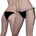 2-Pack Tie Sides Brazilian Back Bikini, BlackWhite-OS